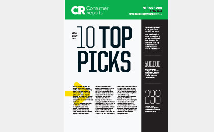 Consumer Reports 10 Top Picks Image