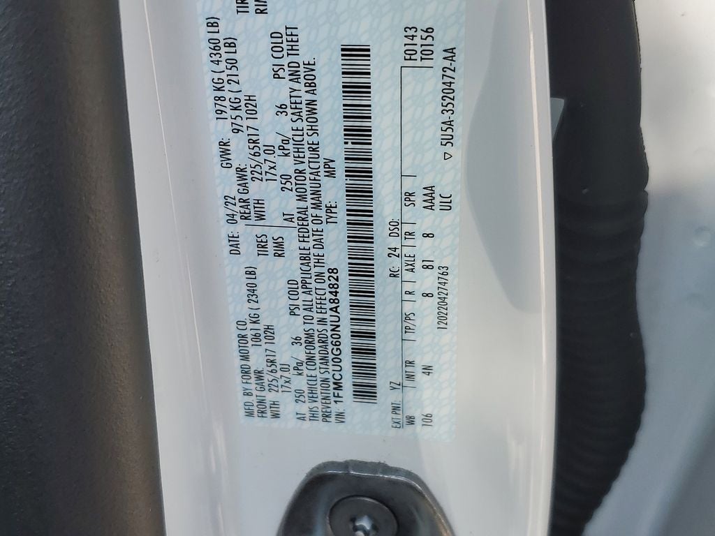 2022 Ford Escape SE