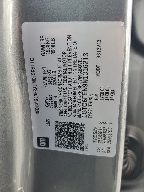 2022 GMC Canyon AT4 w/Leather
