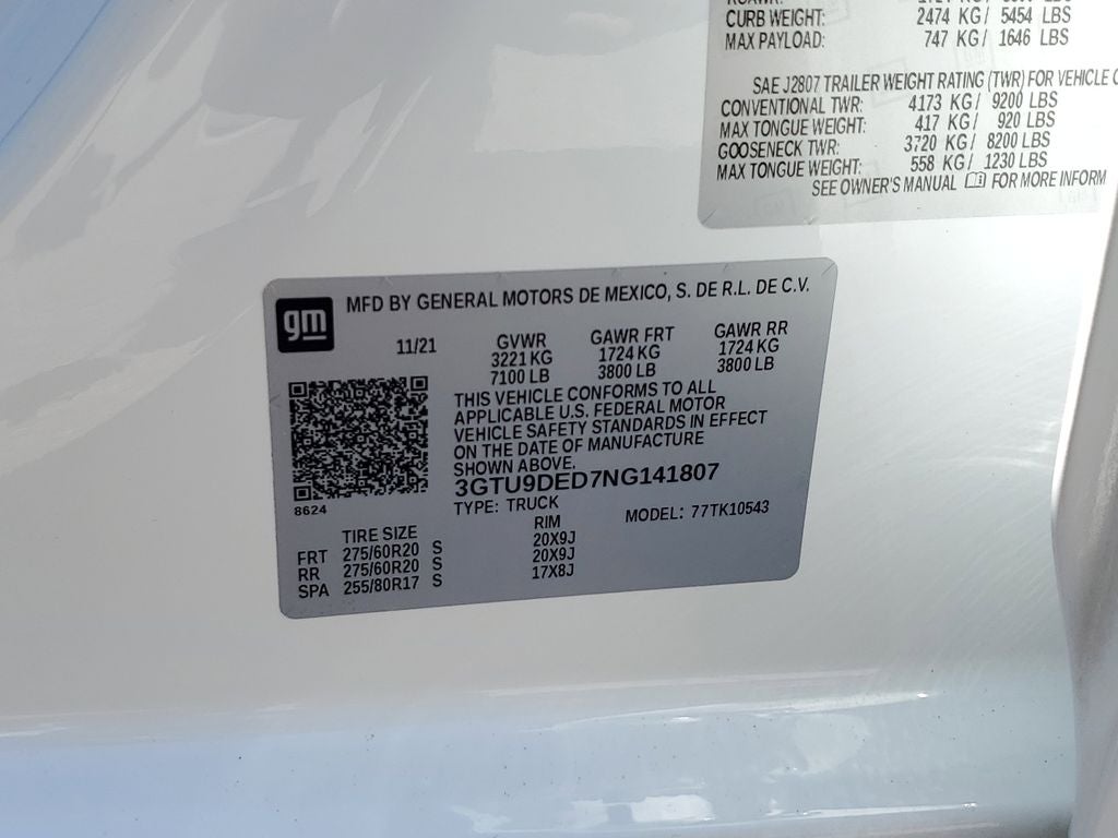 2022 GMC Sierra Limited SLT