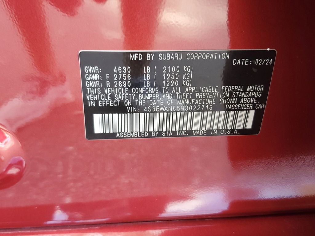 2024 Subaru Legacy Limited