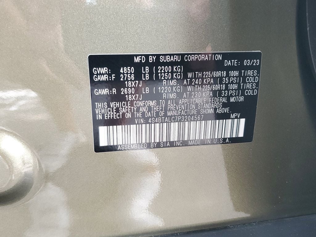 2023 Subaru Outback Onyx Edition
