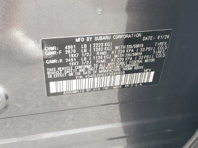 2026 Subaru Forester Sport