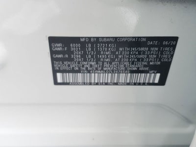 2020 Subaru Ascent Limited