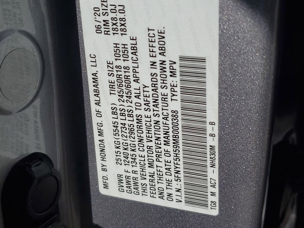 2021 Honda Pilot EX-L