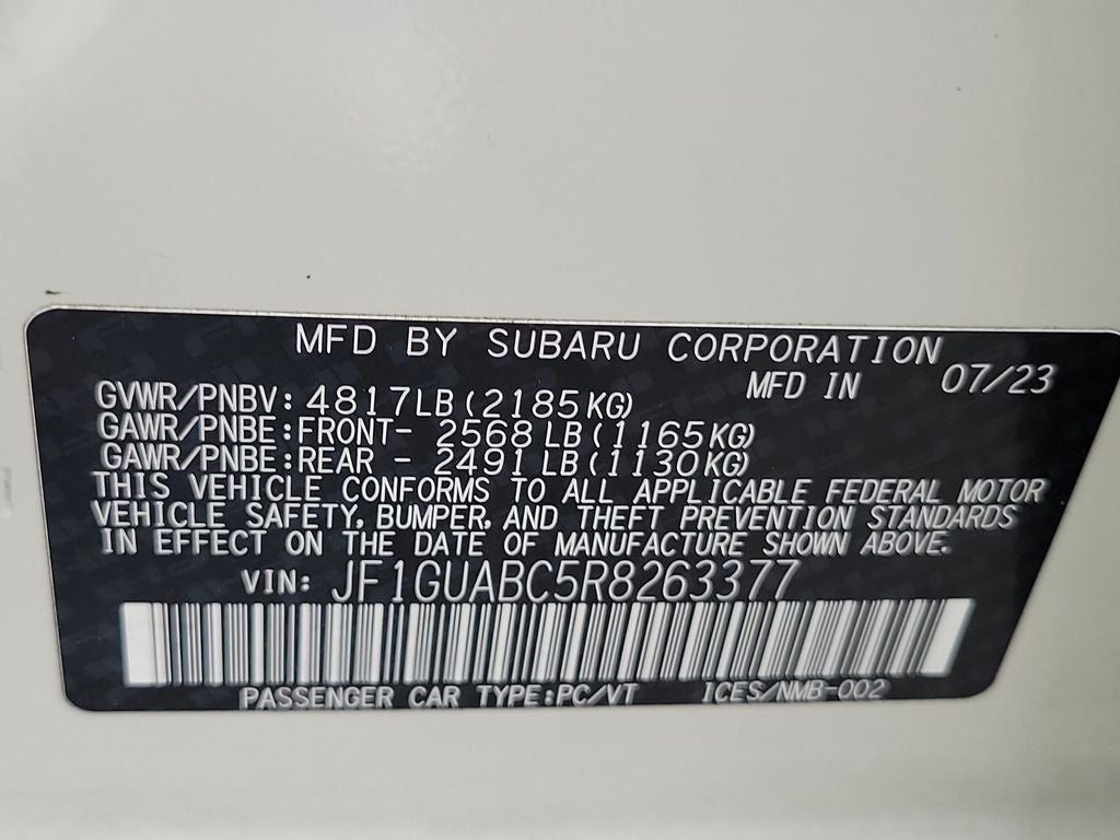 2024 Subaru Impreza Base
