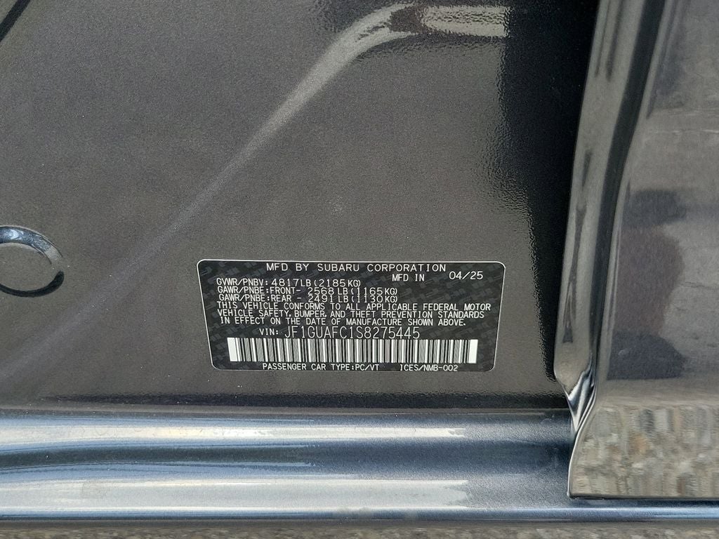 2025 Subaru Impreza Sport