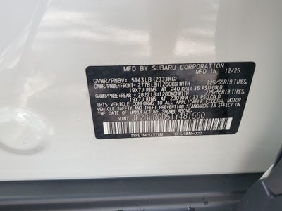 2026 Subaru Outback Limited XT