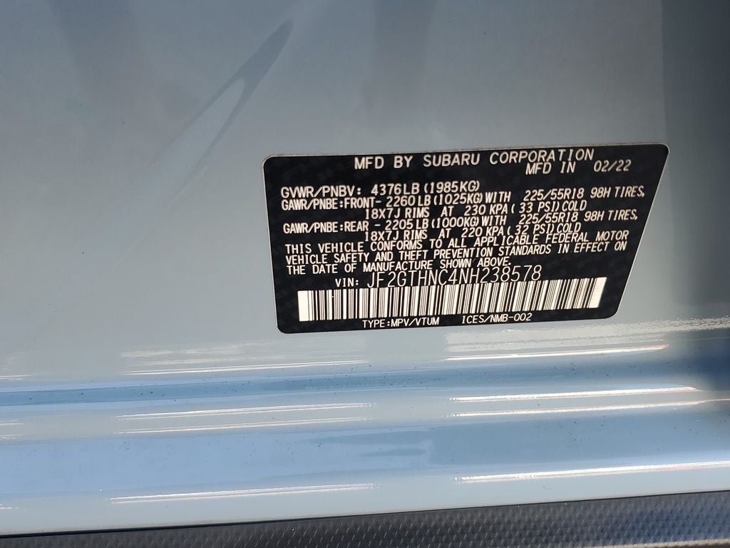 2022 Subaru Crosstrek Limited
