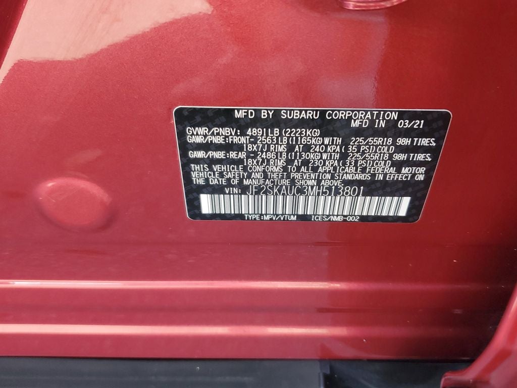 2021 Subaru Forester Limited