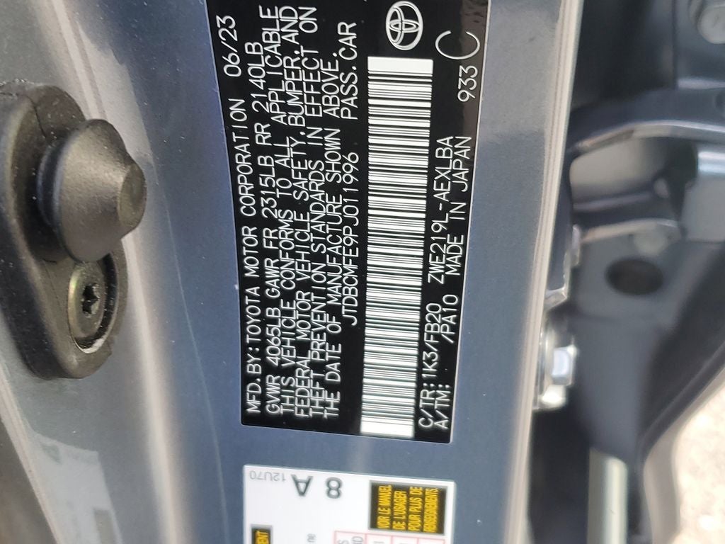 2023 Toyota Corolla Hybrid Hybrid LE