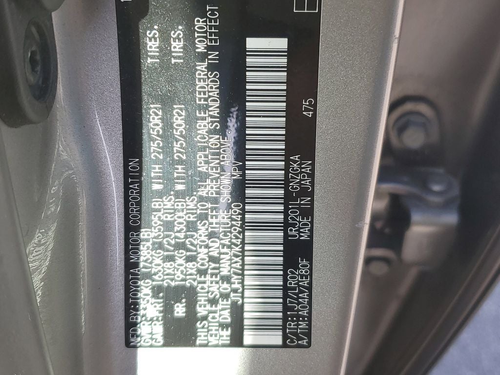 2019 Lexus LX 570 Base