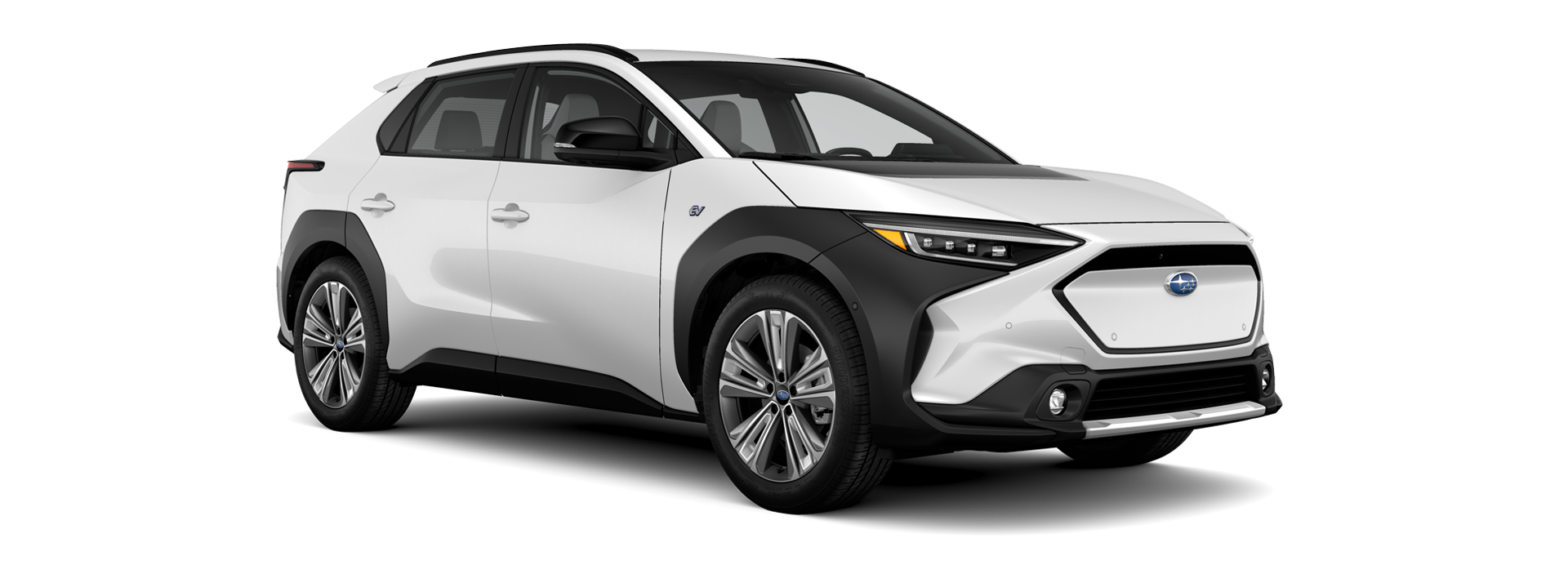 2025 Subaru Solterra Limited Shown in Cosmic White Pearl