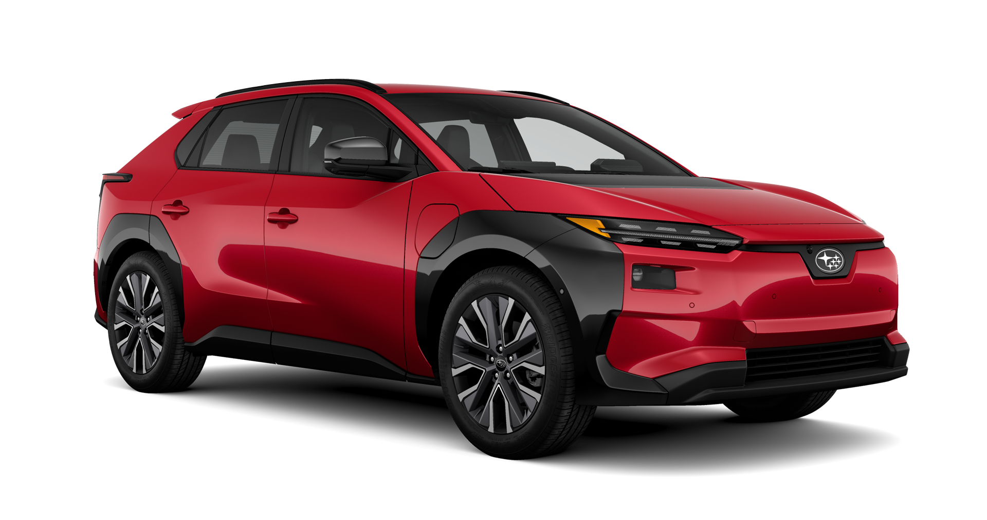 2026 Subaru Solterra Limited XT Shown in Elemental Red Pearl