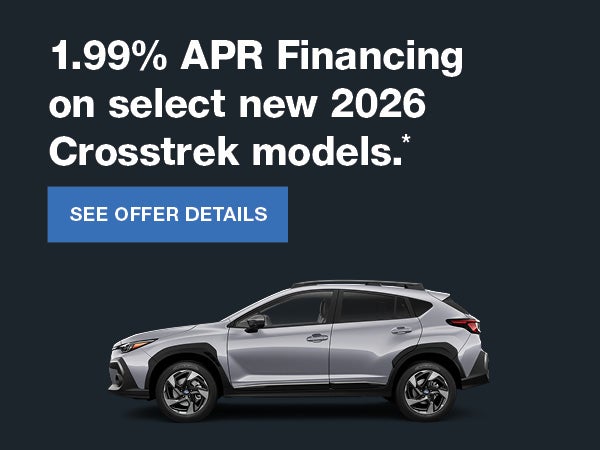 Dark Blue Background and Silver Crosstrek