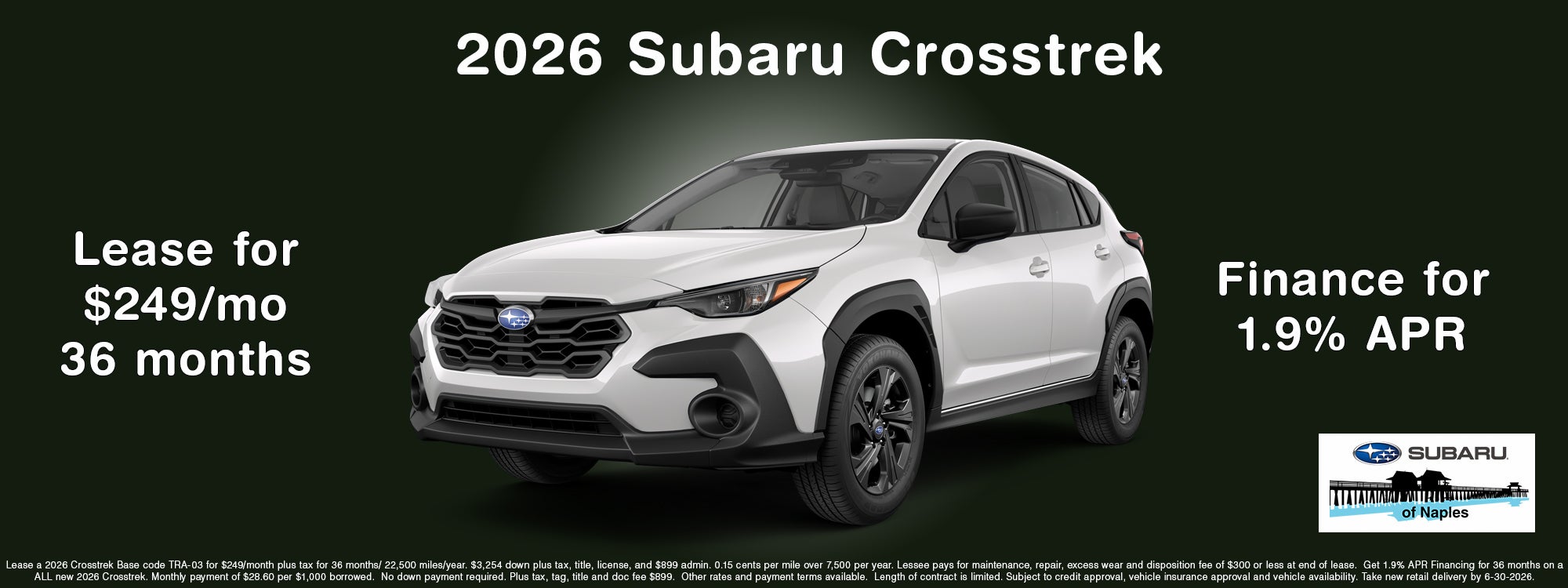 2026 Subaru Crosstrek
