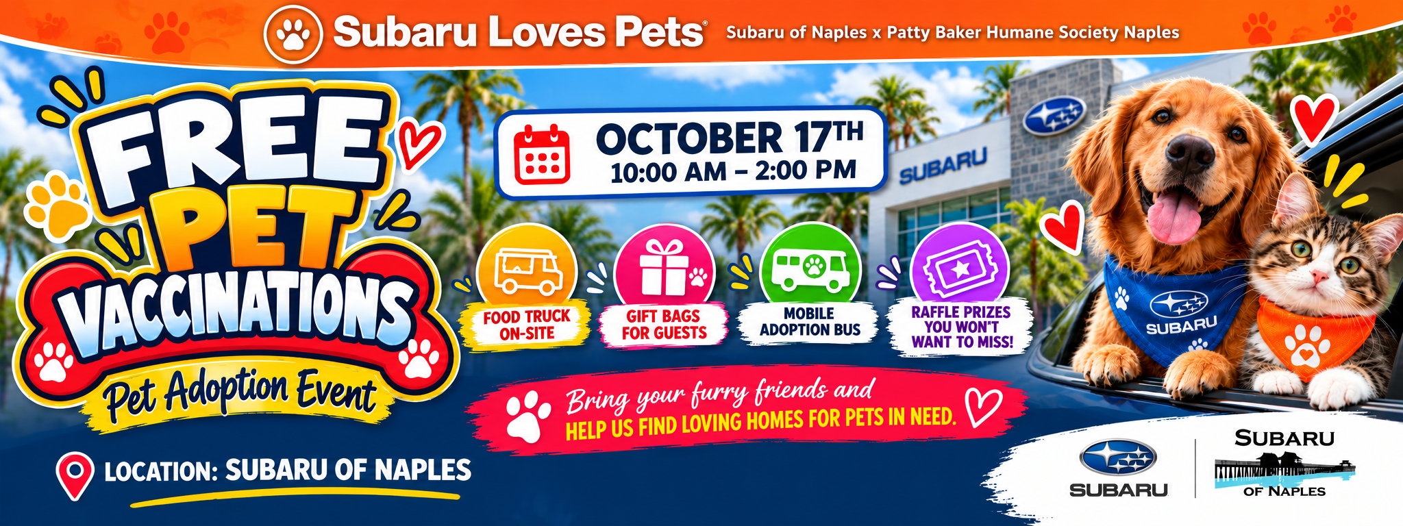 Subaru Loves Pets Event
